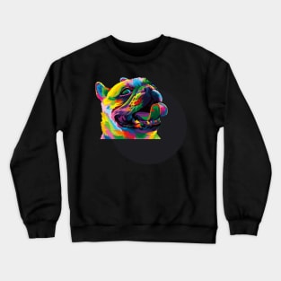 artisticcolorfuldog 2 Crewneck Sweatshirt